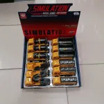 Simulation Model Series 399 Samochody Pull Back Żółte 12szt