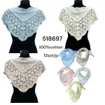 Chusty koronkowe 100% bawełna mix kolorów 518697