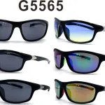 Okulary przeciwsłoneczne G55565 model sportowy czarny
