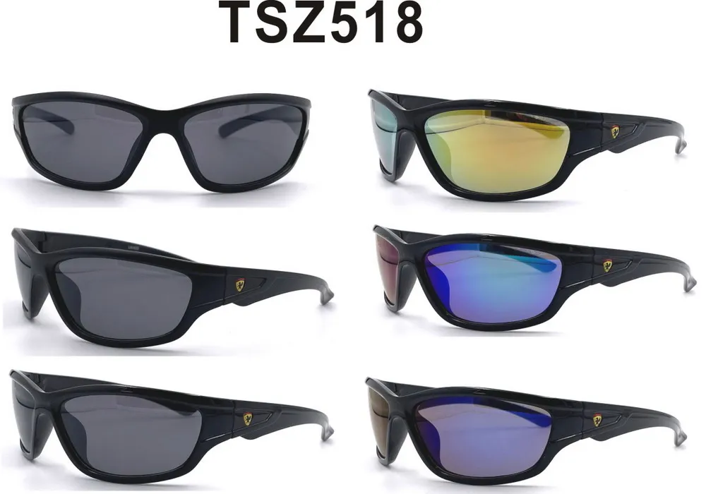 Okulary sportowe TSZ2518 czarne z polaryzacją