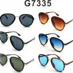 Okulary przeciwsłoneczne G7335 model okrągły multikolor