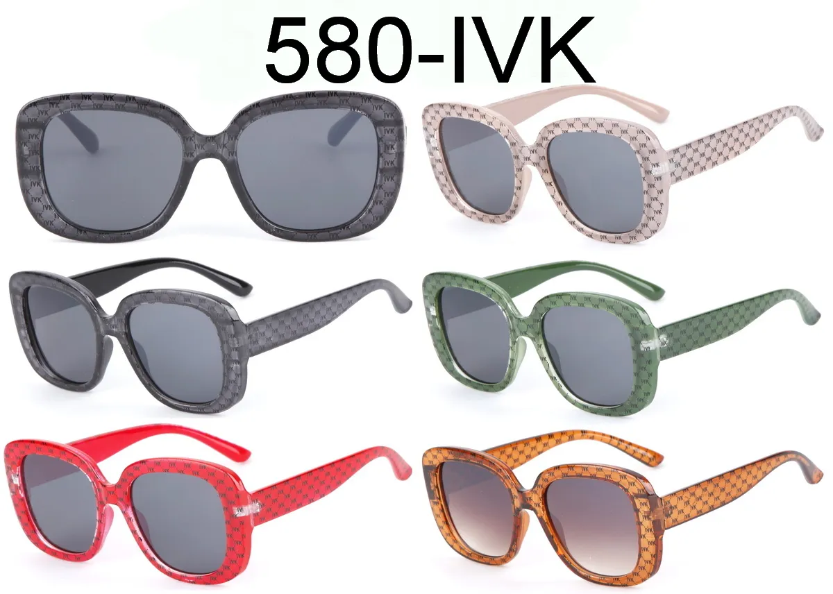 Okulary przeciwsłoneczne LV 580-IVK wzór monogram
