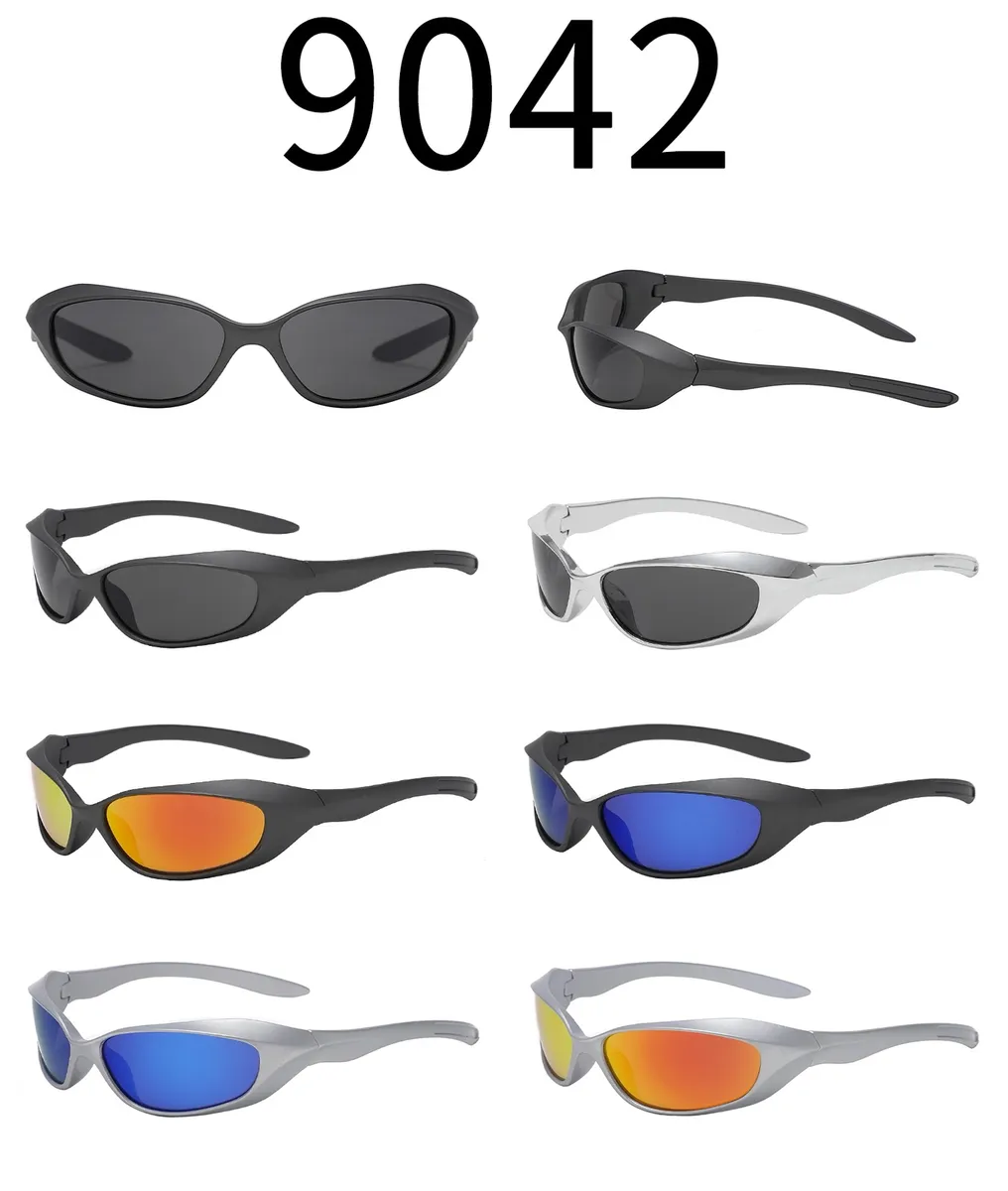 Okulary sportowe składane 904042 czarny/srebrny/niebieski