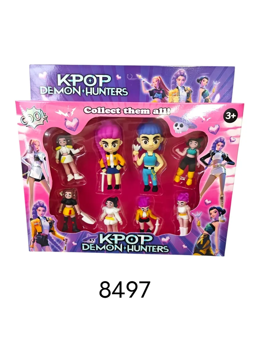 Zestaw figurek K-Pop Demon Hunters 8 szt