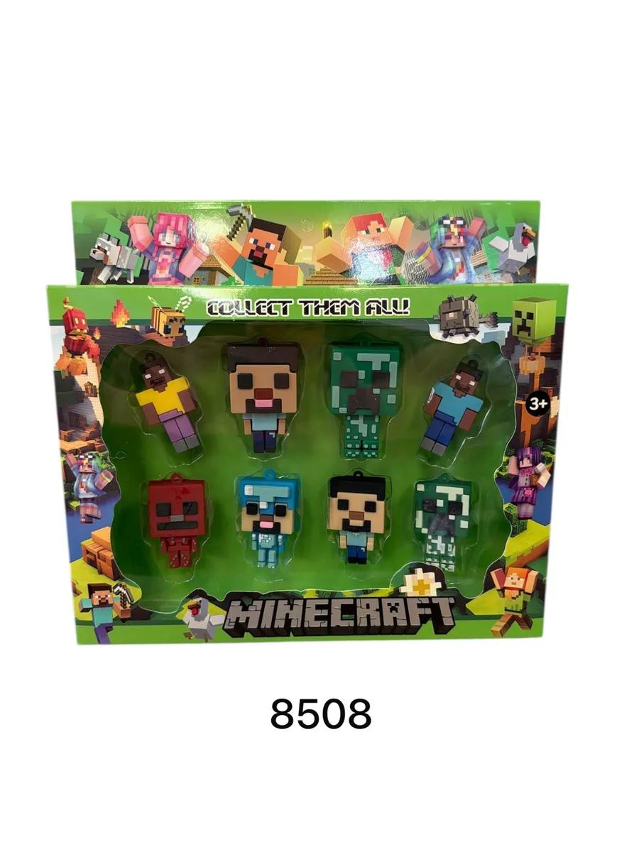Zestaw Figurek Minecraft Collect Them All 8 szt