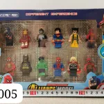 Zestaw 12 figurek DIY Assembly Model Avengers 3+