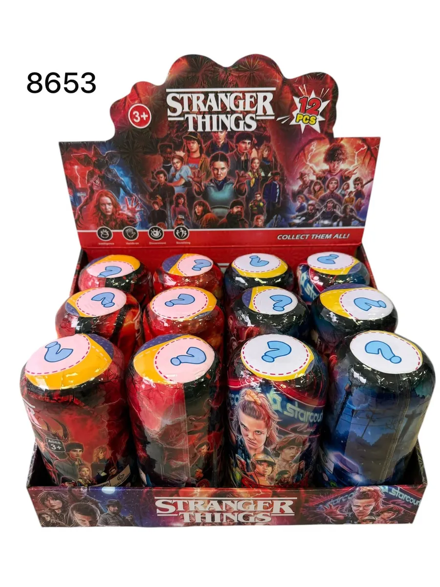 Zabawki Pop Tube Stranger Things 12 szt 3+ 86553