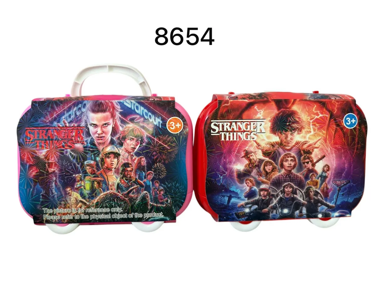 Walizki Stranger Things Różowa i Czerwona 3+ 8654