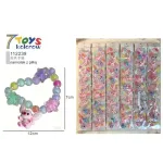 7Toys Kolorowe Bransoletki z Kulek 7cm Dziecięce