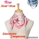 Chusta Gawroszka Różowa 70x70cm z 3% Magnezem