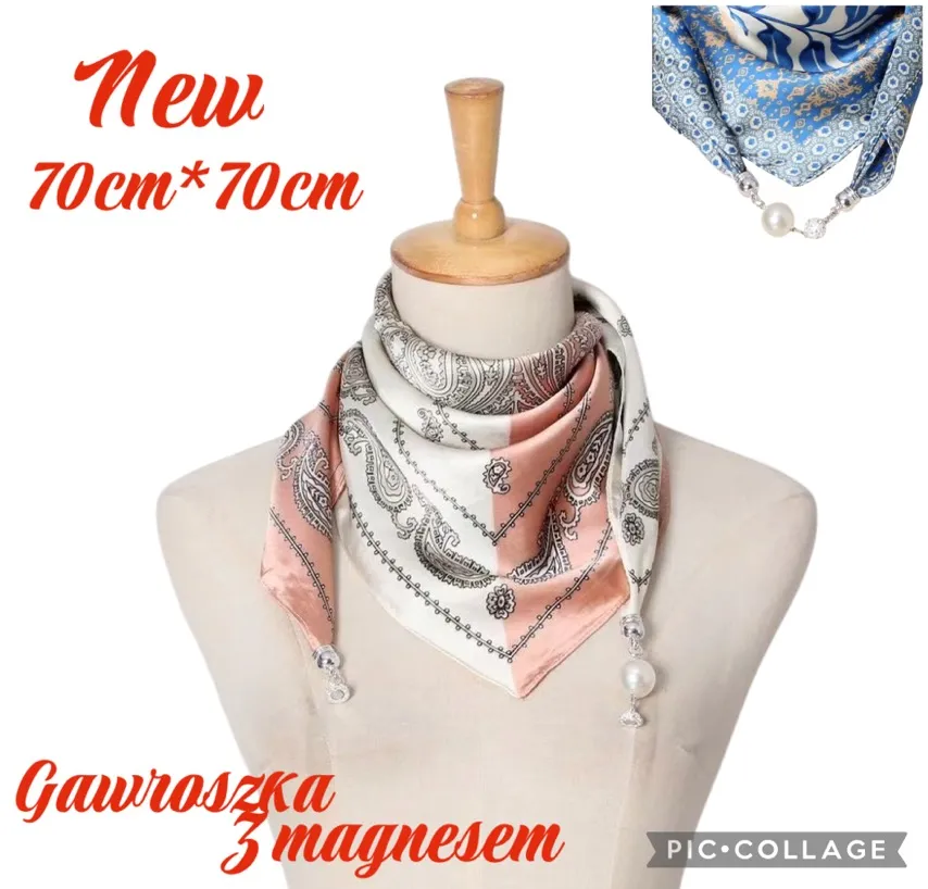 Gawroszka 70x70cm z magnesem różowo-szara