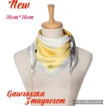 Gawroszka 70x70cm Żółto-biała z Magnesem