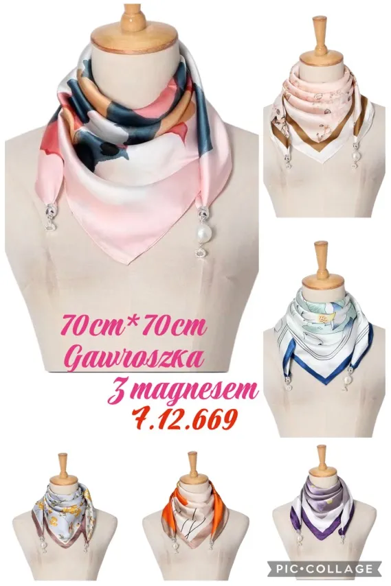 Gawroszka 70x70cm z 3 magnesami wielokolorowa