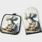 Zestaw Rękawica Kuchenna + Podkładka Gnomes Chef