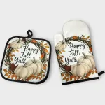 Zestaw Rękawica Kuchenna Pokładka Happy Fall Dynie