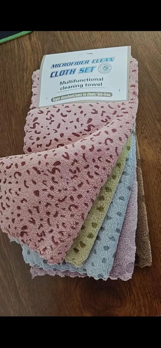 Ściereczki kuchenne mikrofibra 100% 25x25cm zestaw 5szt