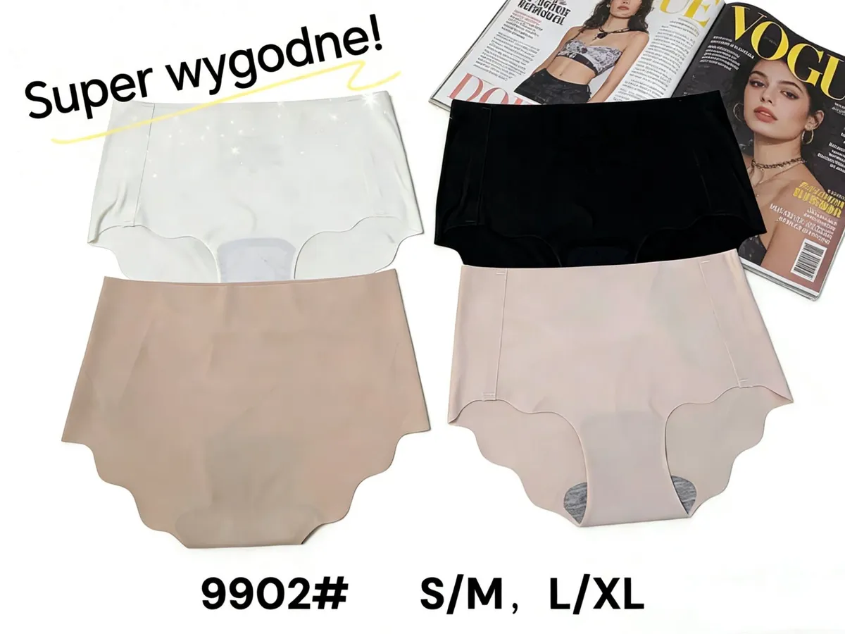 Bielizna damska majtki bezszwowe S/M L/XL 9902#