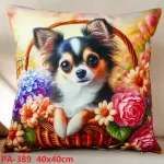 Poszewka 40x40cm Chihuahua w Koszu PA-389