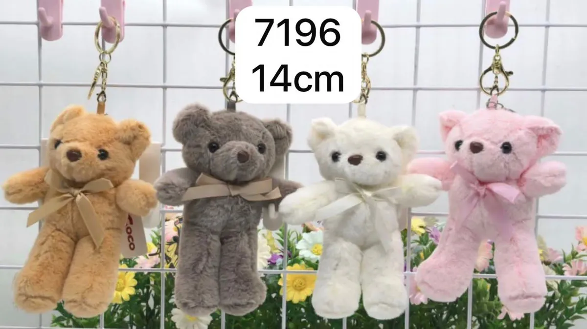 Brelok Misiu Pluszowy 14cm Mix Kolorów