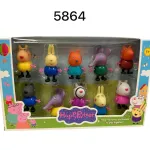 Peppa Pig Happy Partner Zestaw 10 Figurek 3+