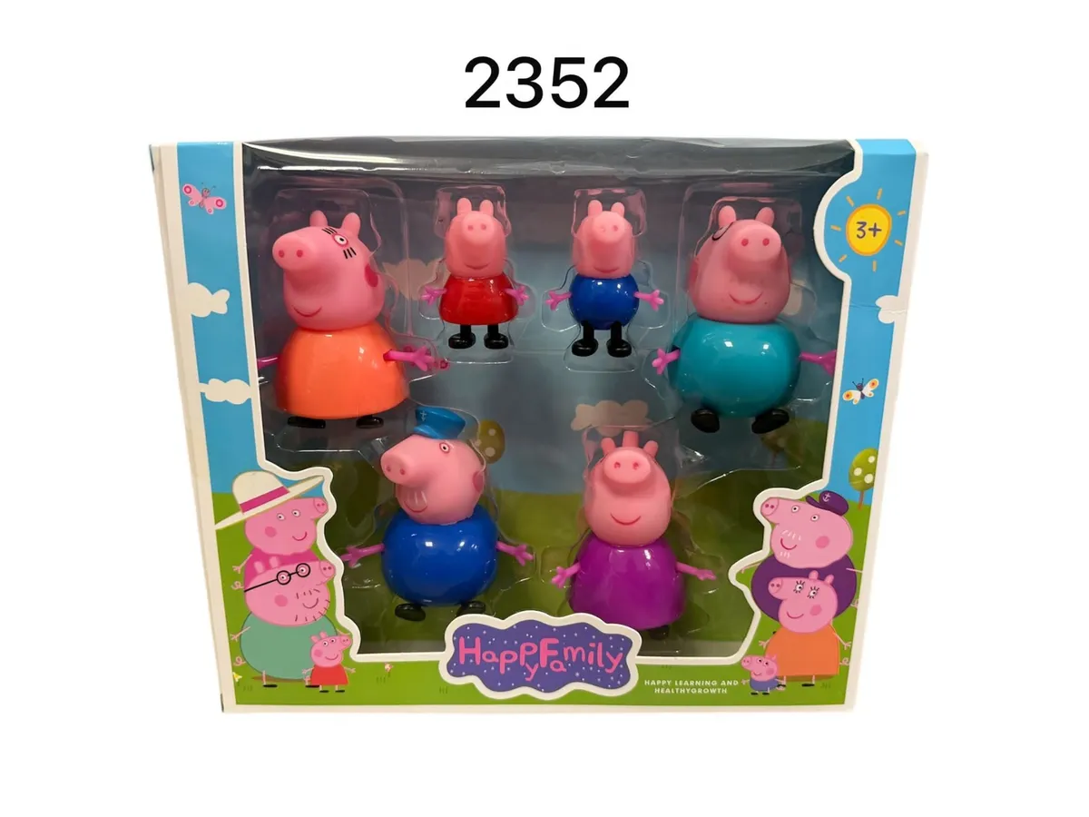 Zestaw figurek Peppa Pig Happy Family 6 szt 3+