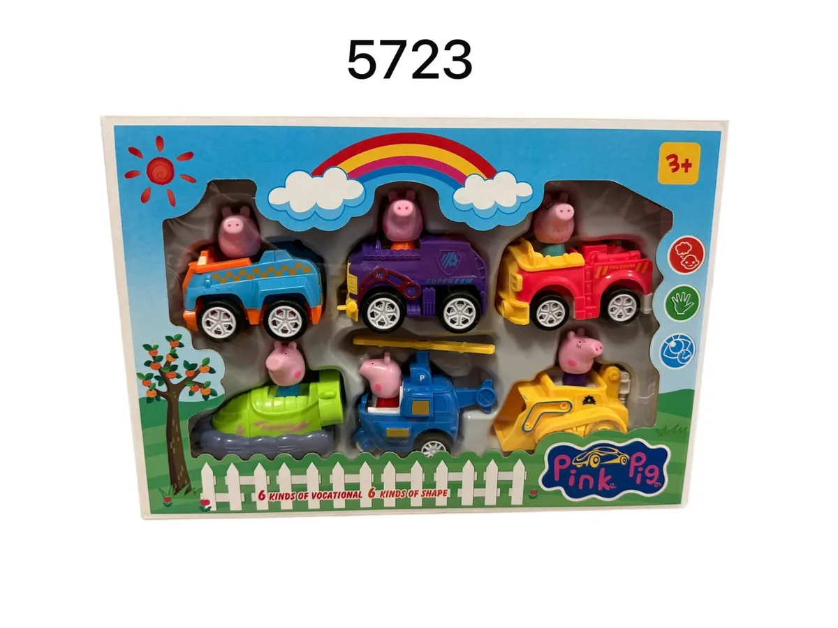Zabawki Peppa Pig 6 pojazdów 5723 3+