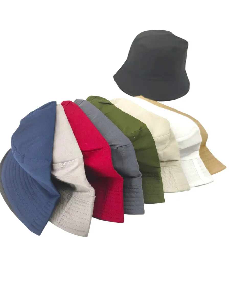 Kapelusze bucket unisex bawełna 8 kolorów