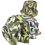 Kapelusze bucket camo wielokolorowe