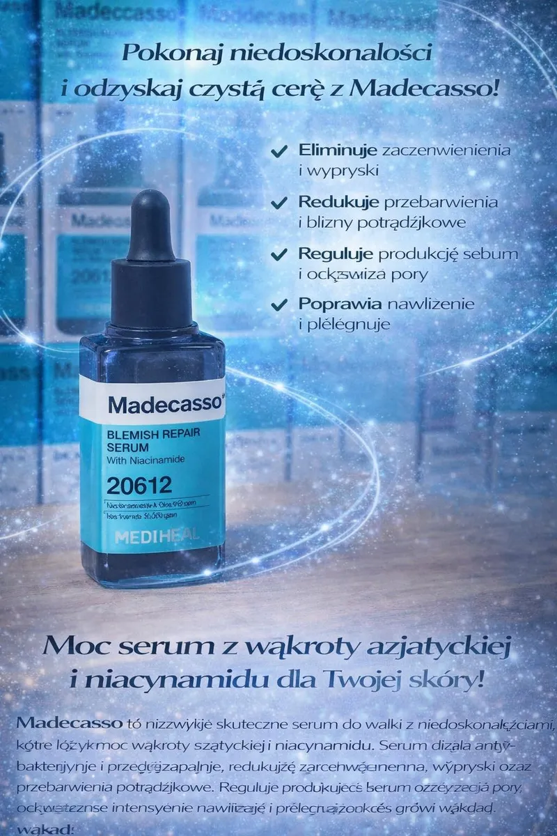 Madecasso Blemish Repair Serum z niacynamidem 30ml