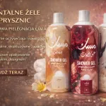 Orientalne żele pod prysznic Lusso beżowy różowy kremowy