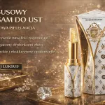 Luksusowy balsam do ust Yangmei z drobinami złota