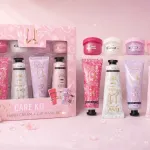 Zestaw LVY Care Kit Krem do Rąk i Maska na Usta Różowy