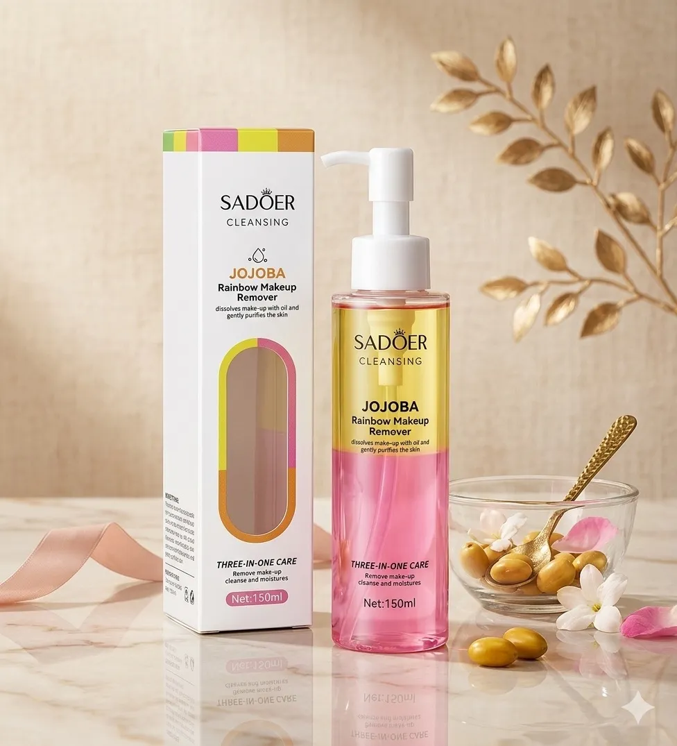 Sadoer Oczyszczający olejek Jojoba do demakijażu 150ml