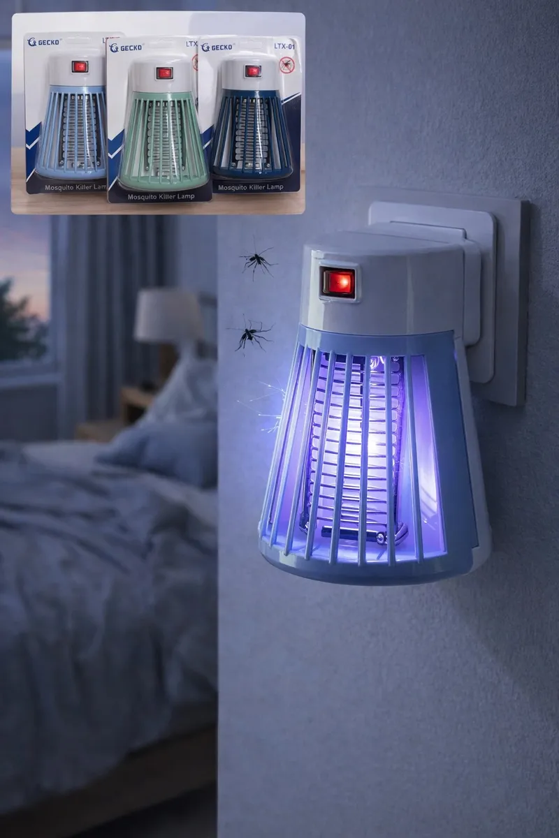 Lampa UV na komary Gecko niebieska
