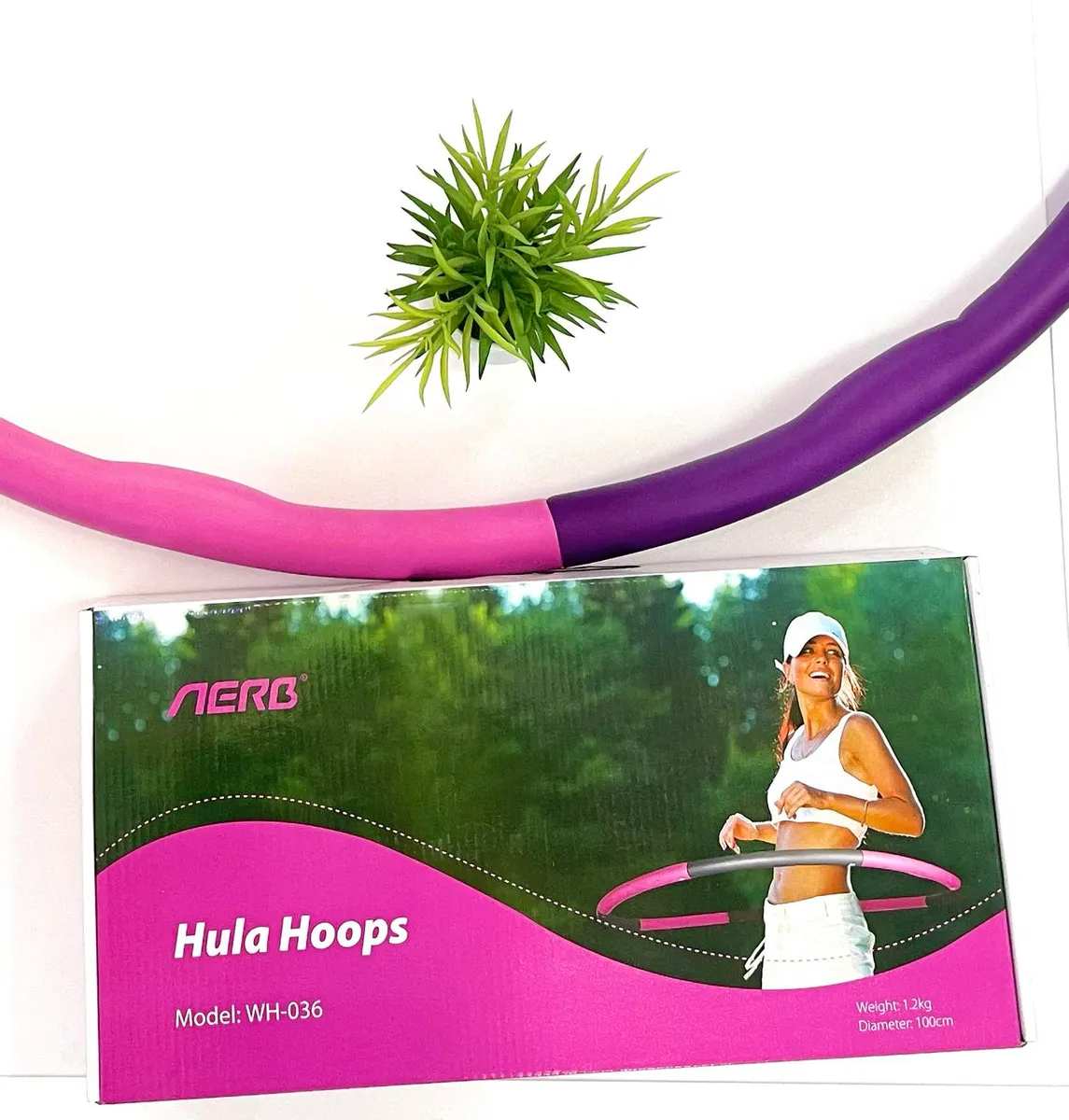 Hula Hop AERB dwukolorowy 100cm 1.2kg