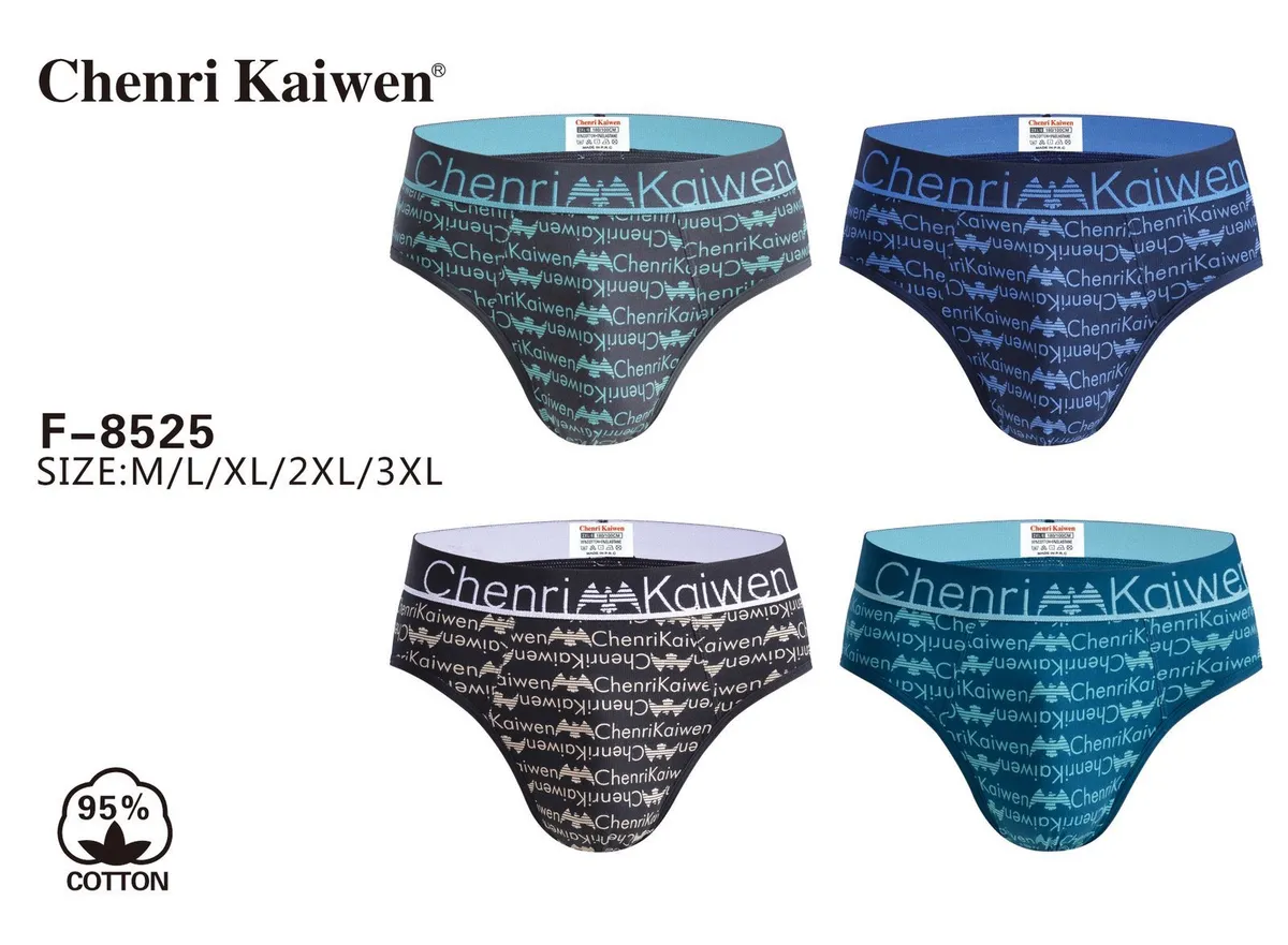 Męskie bokserki Chenneri Kaiwen granatowe 95% bawełna M-5XL
