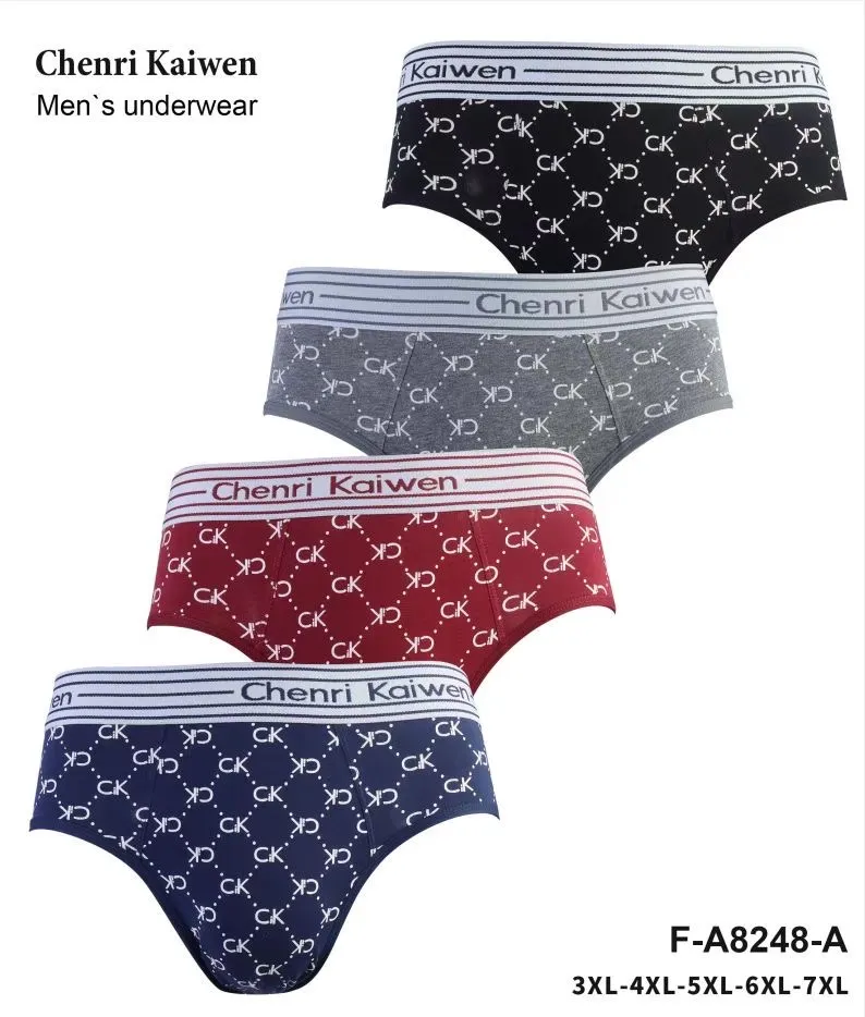 Męskie slipy Chenri Kaiwenen wzór CK 3XL-7XL