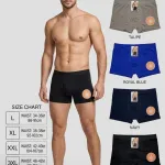 Męskie Bokserki Boxer Brief z Konopiem CBD Czarne