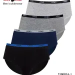 Męskie slipy UOMO 2XL-5XL szary granatowy czarny
