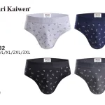 Męskie slipy Chenni Kaiwen z kotwicami szary granatowe M-3XL
