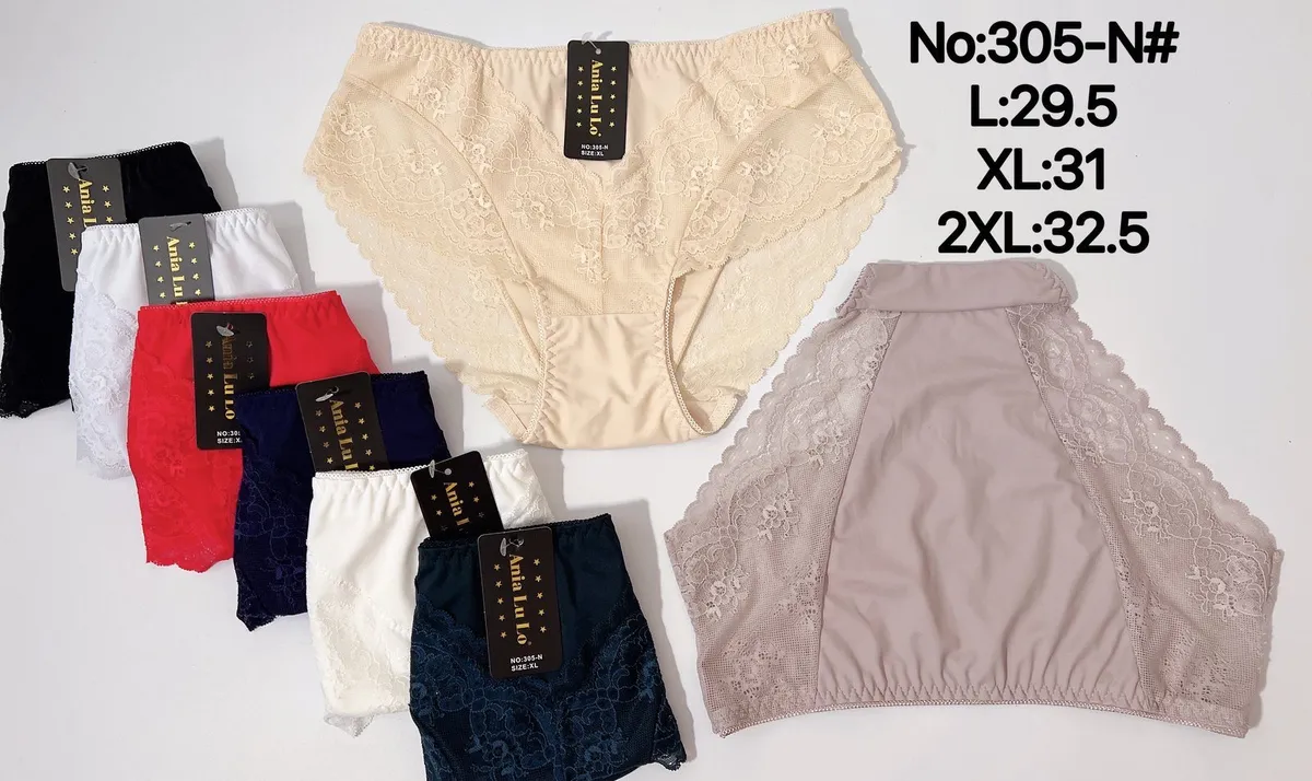 Ania Lu Lu Majtki Damskie Koronkowe L-XXL No.305-N