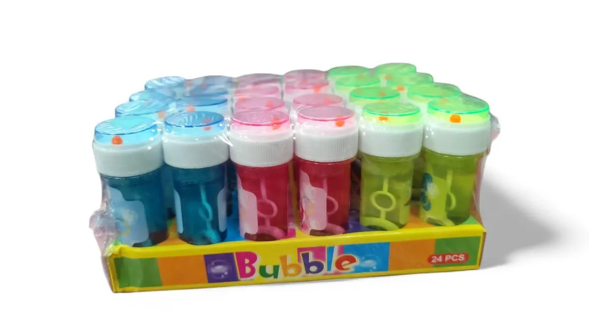Banieczki do dmuchania Bubble kolorowe 24 szt