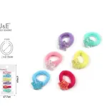 Gumki do włosów J&E scrunchies z gwiazdkami 1-2.5cm