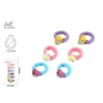 J&E Scrunchies z postaciami 6 szt ø2.5cm +1cm