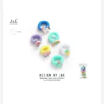 J&E Gumki do włosów scrunchies z motywami 4cm