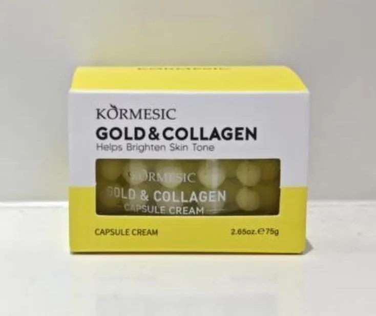 Kormesic Kapsułkowy Krem Kolagenowy ze Złotem 75g