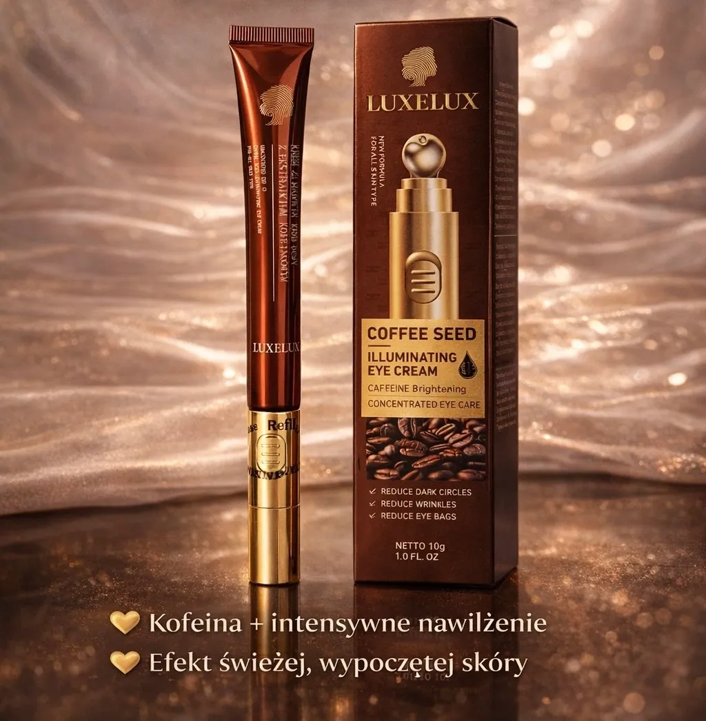 LUXELUX Coffee Seed Krem pod Oczy z Kofeiną 30g