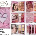 Zestaw do makijażu NORA FLOWERS Eyeshadow Blusher Lipstick