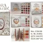 Nora Flora Flowers Makeup Book Paleta Cieni Wielokolorowa