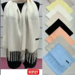 Chusty damskie mix 12 szt bawełna wiskoza z frędzlami